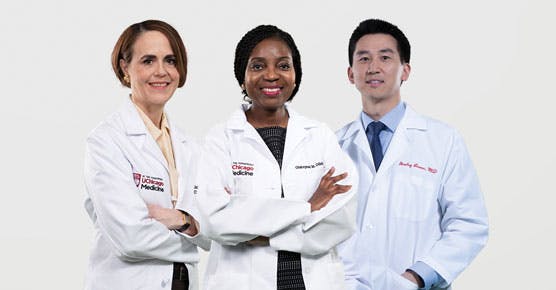 Jessica Donington, MD, Olatoysi Odenike, MD, and Stanley Liauw, MD