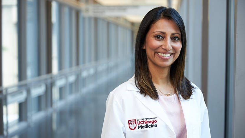 Leader of the liver tumor clinic Drs. Anjana Pillai