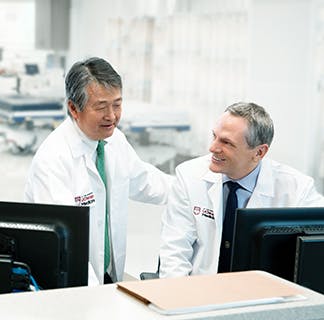 Dr. Fung and Dr. Charlton, co-directors of the transplant institute